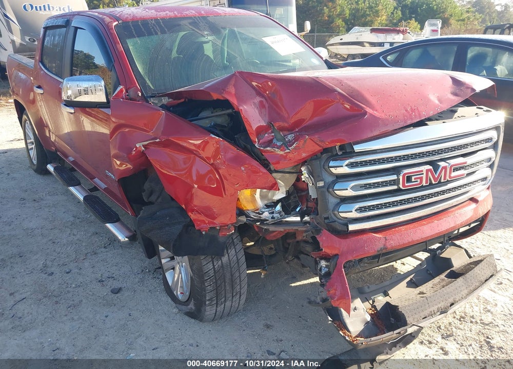 2016 GMC CANYON SLT VIN: 1GTG5DE38G1166555