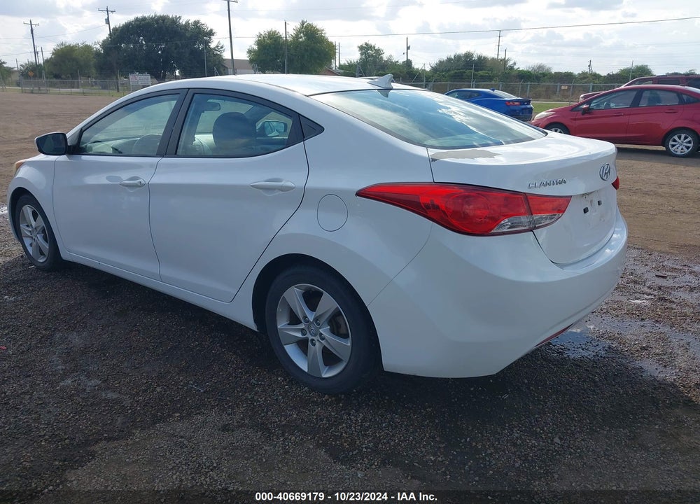 2013 HYUNDAI ELANTRA GLS VIN: 5NPDH4AE9DH438973