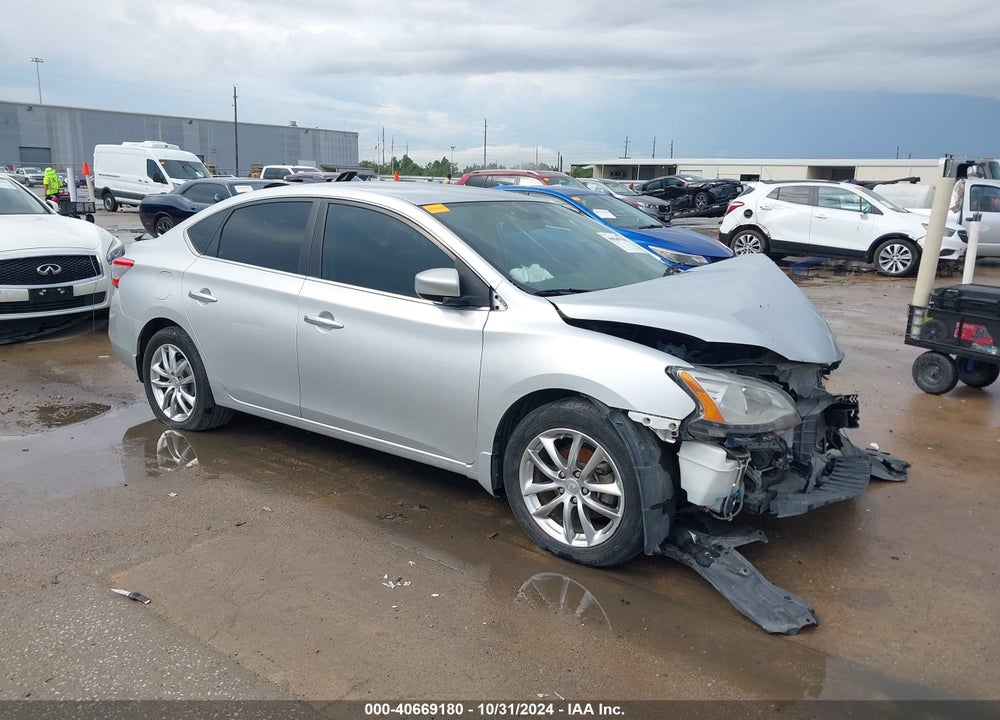 2015 NISSAN SENTRA S VIN: 3N1AB7AP4FY284091