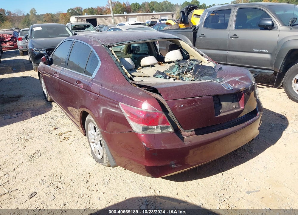 2009 HONDA ACCORD 2.4 LX-P VIN: 1HGCP26459A168174
