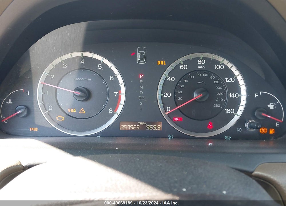 2009 HONDA ACCORD 2.4 LX-P VIN: 1HGCP26459A168174