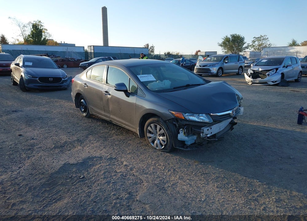 2012 HONDA CIVIC SDN LX VIN: 19XFB2F56CE021742