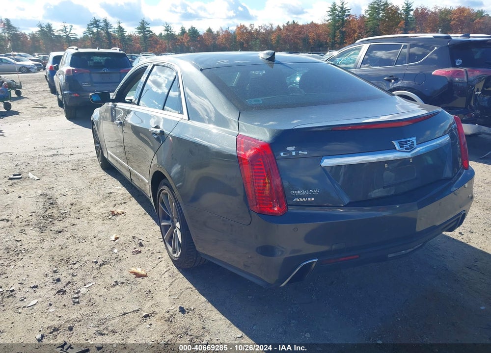 2017 CADILLAC CTS LUXURY VIN: 1G6AX5SSXH0188102