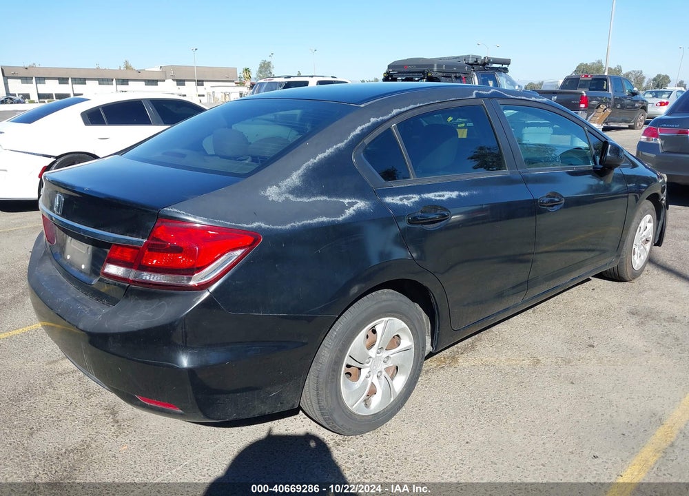 2013 HONDA CIVIC LX VIN: 2HGFB2F58DH512515
