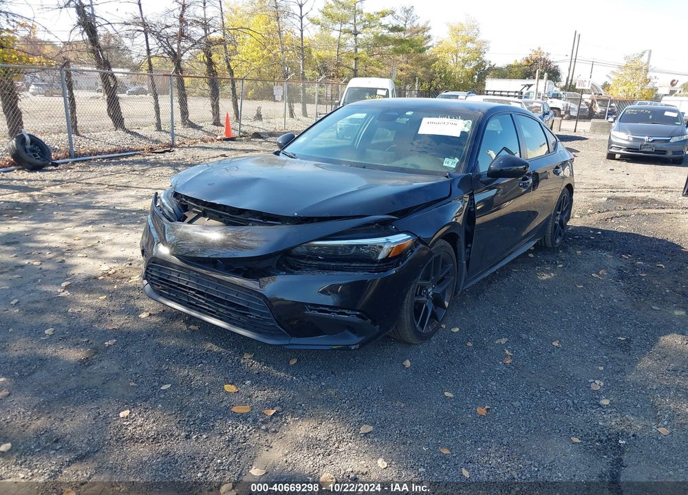 2022 HONDA CIVIC VIN: 19XFL2G82NE022735