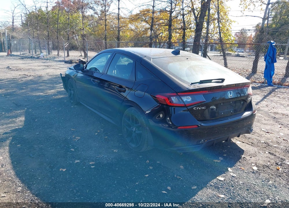 2022 HONDA CIVIC VIN: 19XFL2G82NE022735
