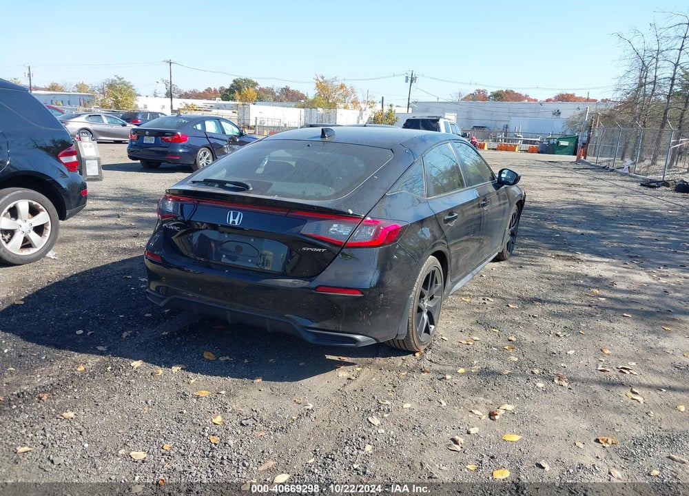 2022 HONDA CIVIC VIN: 19XFL2G82NE022735