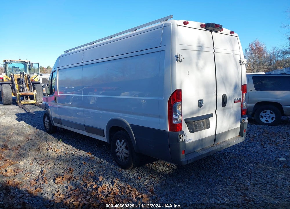 2016 RAM PROMASTER 3500 HIGH ROOF VIN: 3C6URVJG2GE102814
