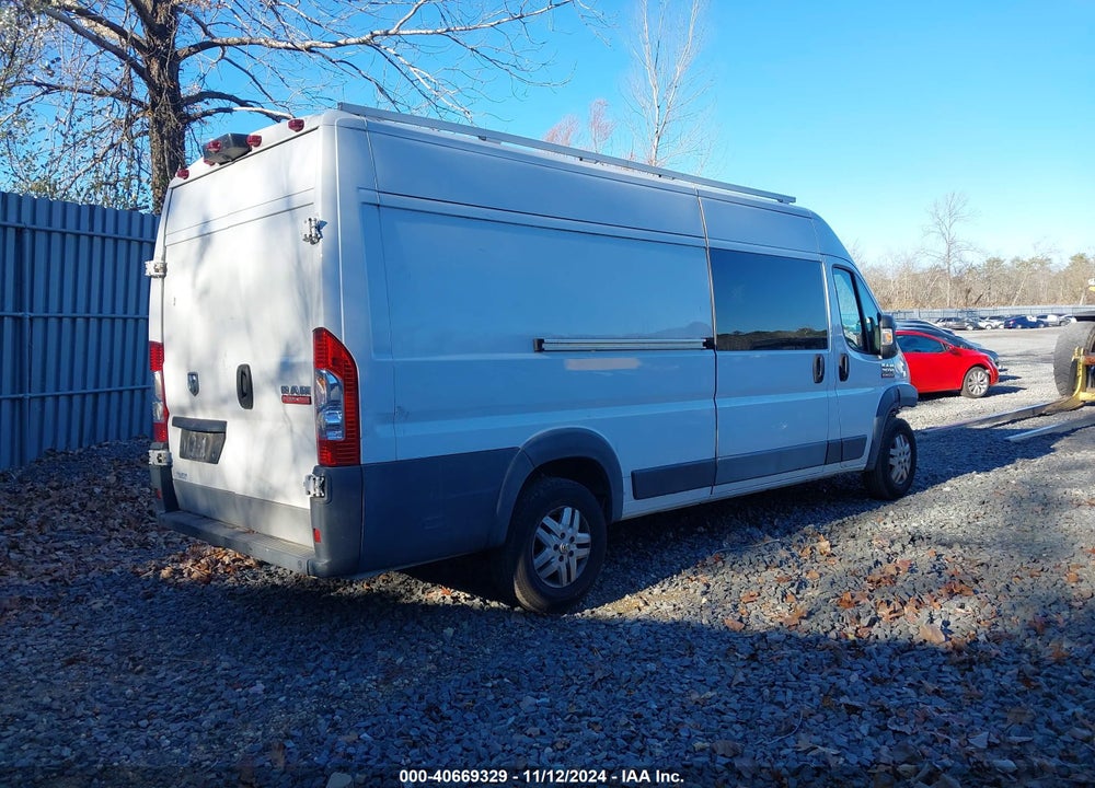 2016 RAM PROMASTER 3500 HIGH ROOF VIN: 3C6URVJG2GE102814