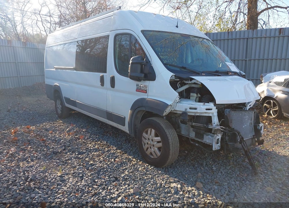 2016 RAM PROMASTER 3500 HIGH ROOF VIN: 3C6URVJG2GE102814