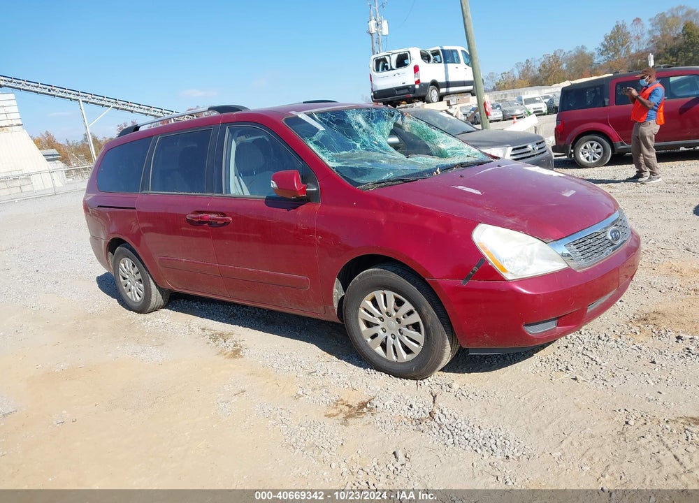 2012 KIA SEDONA LX VIN: KNDMG4C79C6415963