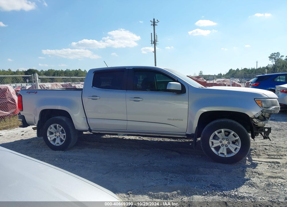 2019 CHEVROLET COLORADO LT VIN: 1GCGTCEN1K1161885