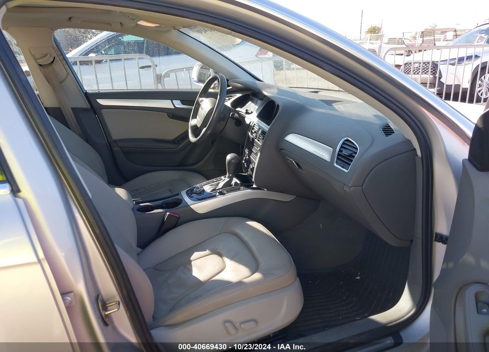 2009 AUDI A4 2.0T PREMIUM VIN: WAUSF78K19N041370