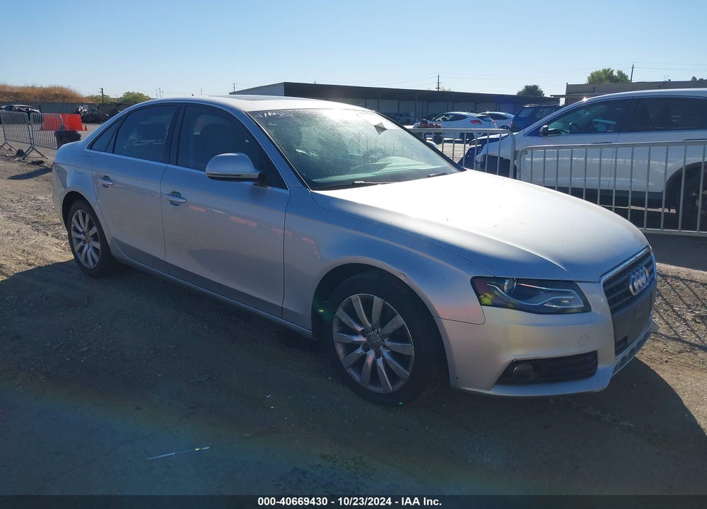 2009 AUDI A4 2.0T PREMIUM VIN: WAUSF78K19N041370