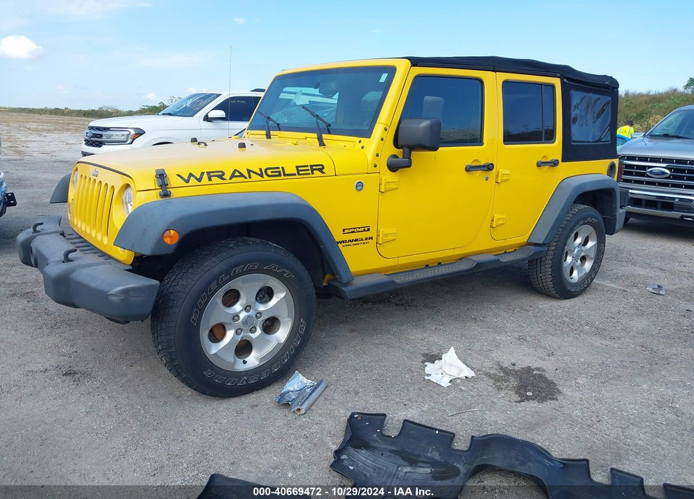 2015 JEEP WRANGLER UNLIMITED SPORT VIN: 1C4BJWDGXFL603089