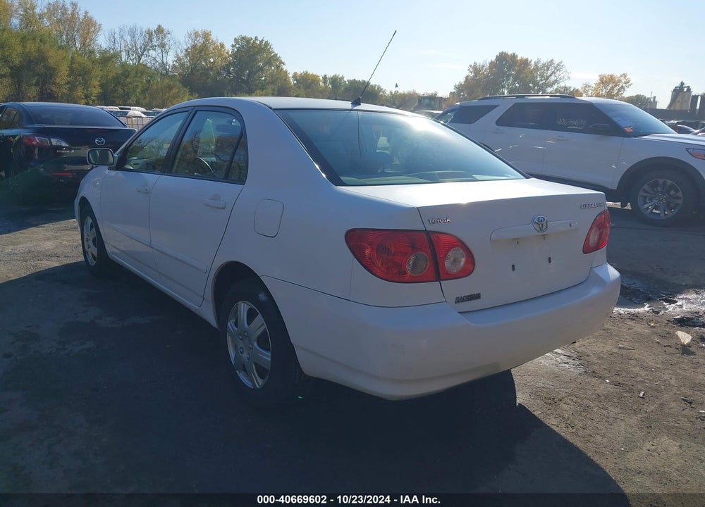 2006 TOYOTA COROLLA LE VIN: JTDBR32E160059317