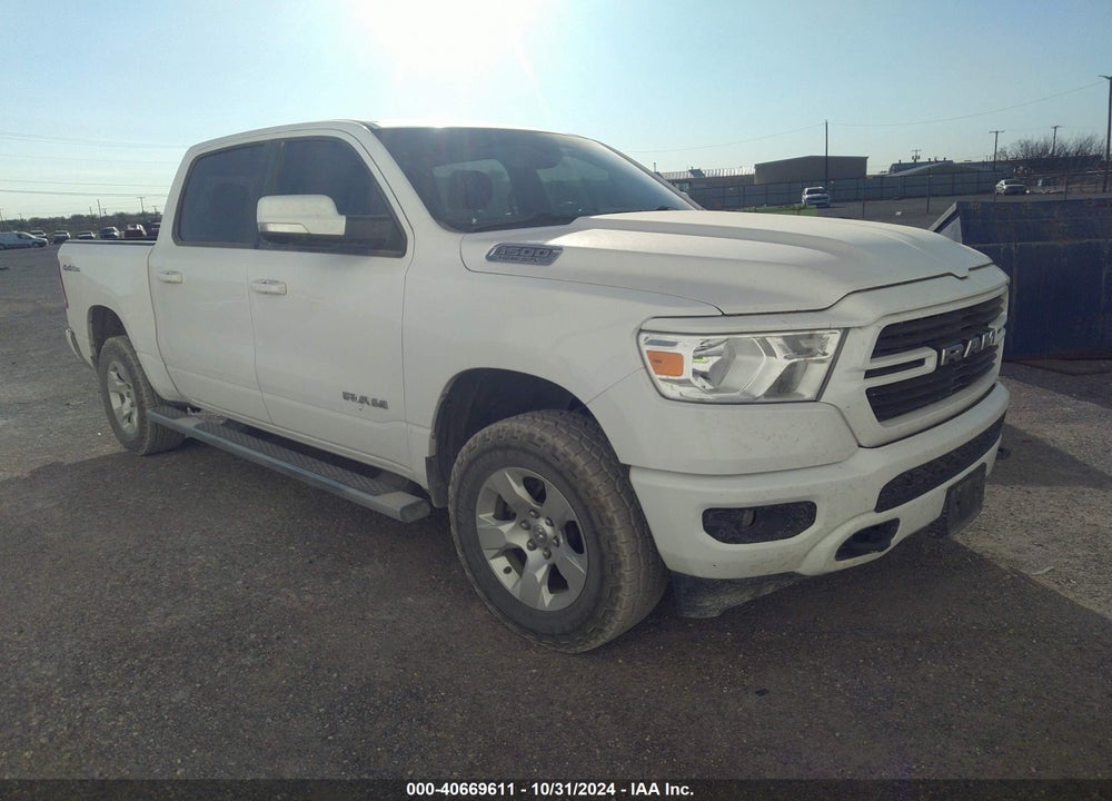 2021 RAM 1500 BIG HORN 4X4 5'7 BOX VIN: 1C6SRFFT7MN531487