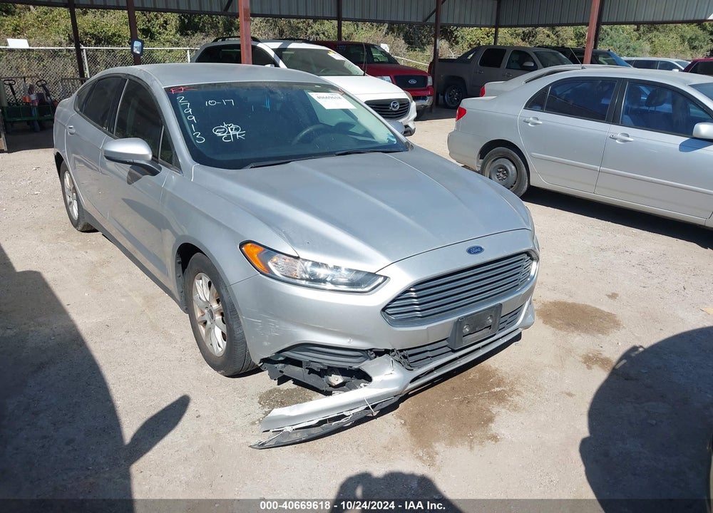 2016 FORD FUSION S VIN: 3FA6P0G70GR279913