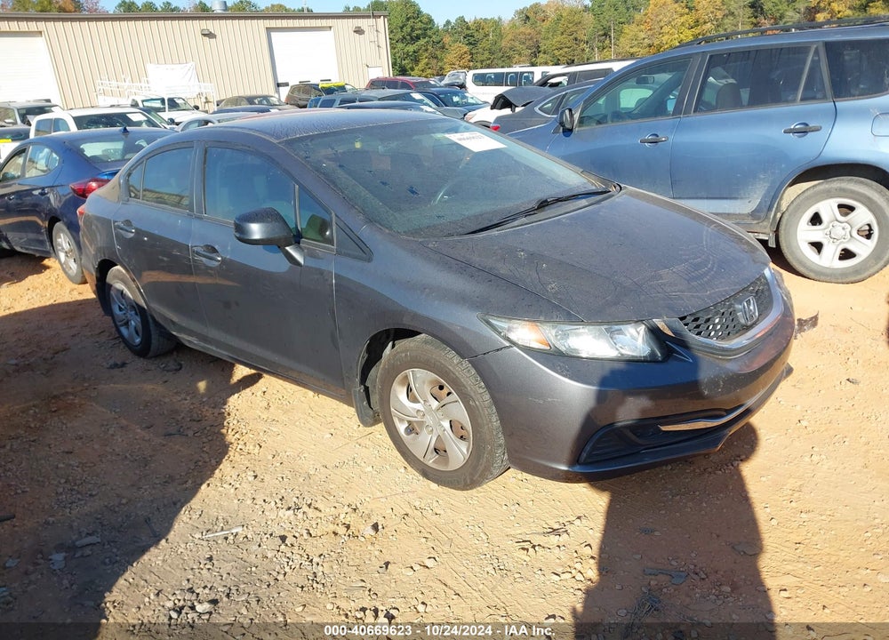 2013 HONDA CIVIC LX VIN: 2HGFB2F55DH567357