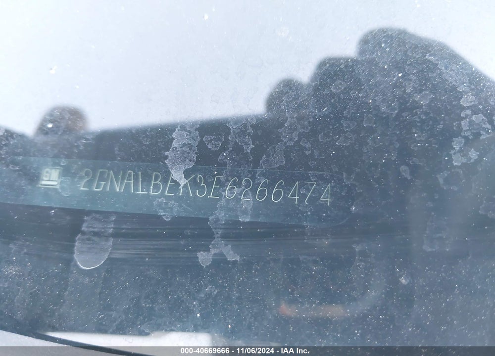 2014 CHEVROLET EQUINOX 1LT VIN: 2GNALBEK3E6266474