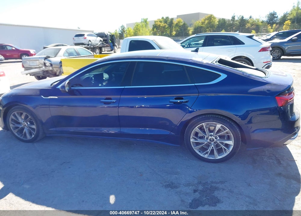 2022 AUDI A5 SPORTBACK PREMIUM PLUS 40 TFSI QUATTRO S TRONIC VIN: WAUCBCF55NA032596