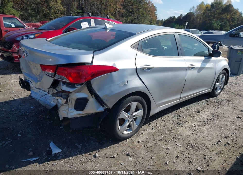 2013 HYUNDAI ELANTRA GLS VIN: 5NPDH4AE4DH367133