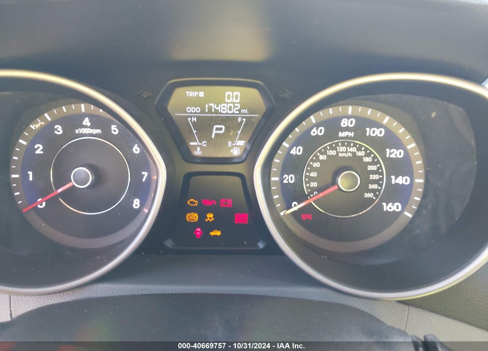 2013 HYUNDAI ELANTRA GLS VIN: 5NPDH4AE4DH367133