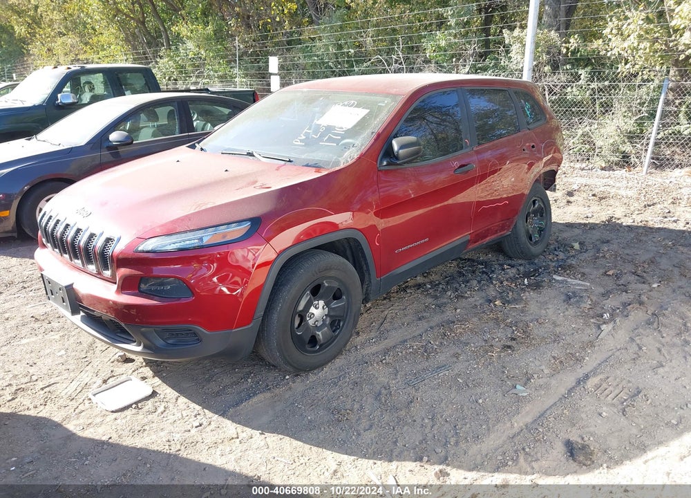 2014 JEEP CHEROKEE SPORT VIN: 1C4PJMAB1EW171685