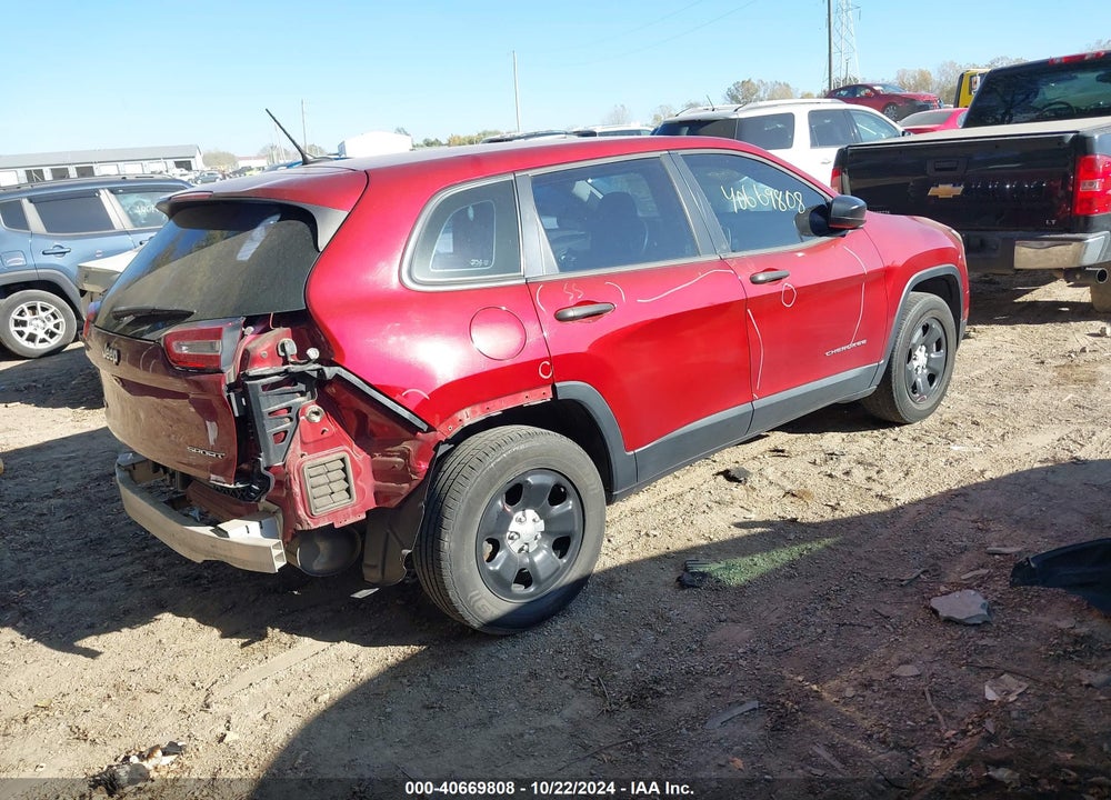 2014 JEEP CHEROKEE SPORT VIN: 1C4PJMAB1EW171685