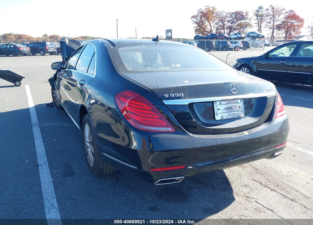 2015 MERCEDES-BENZ S 550 4MATIC VIN: WDDUG8FB3FA084943