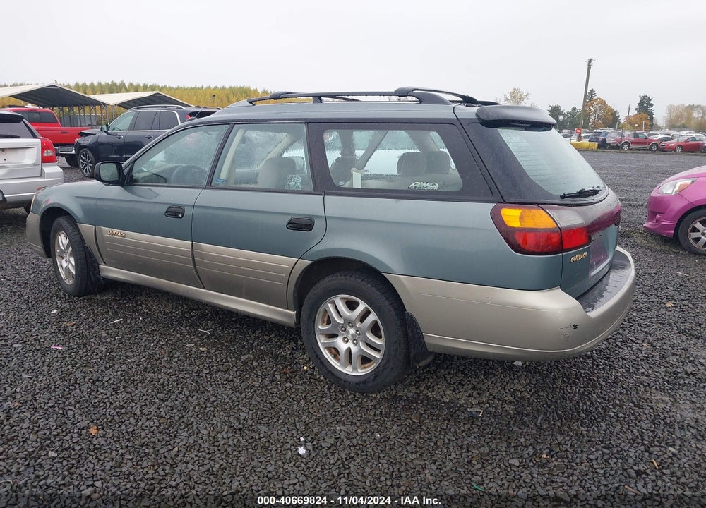 2001 SUBARU OUTBACK VIN: 4S3BH665416674416