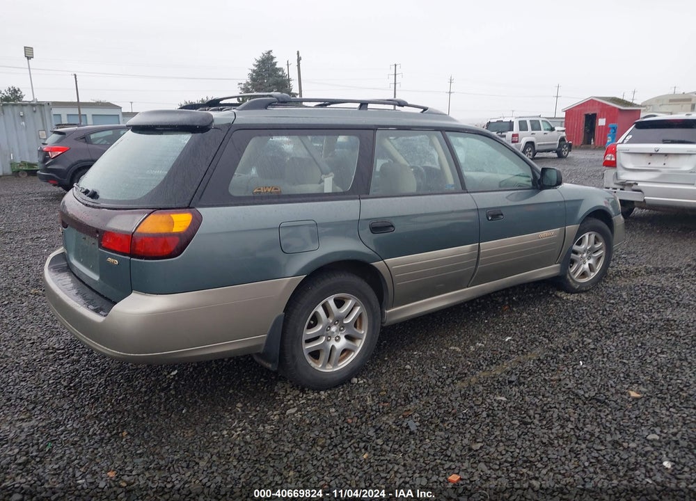 2001 SUBARU OUTBACK VIN: 4S3BH665416674416
