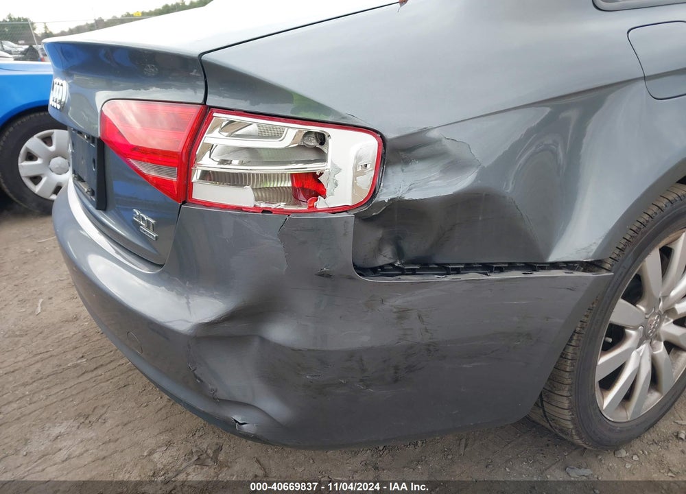 2014 AUDI A4 2.0T PREMIUM VIN: WAUBFAFL6EN038015