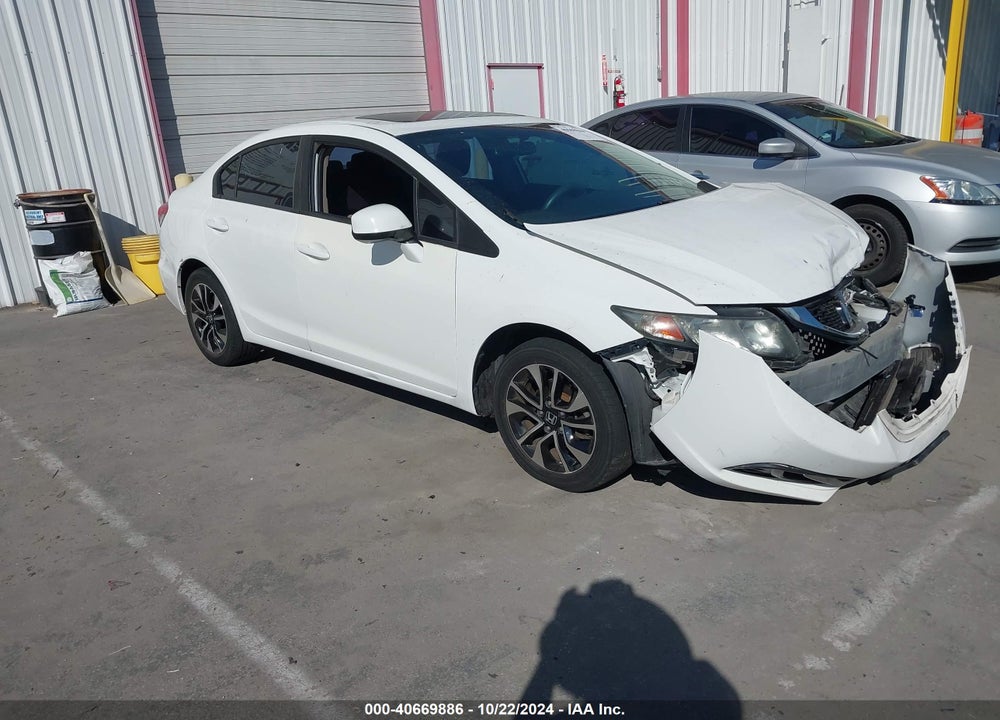 2013 HONDA CIVIC EX VIN: 19XFB2F88DE249673