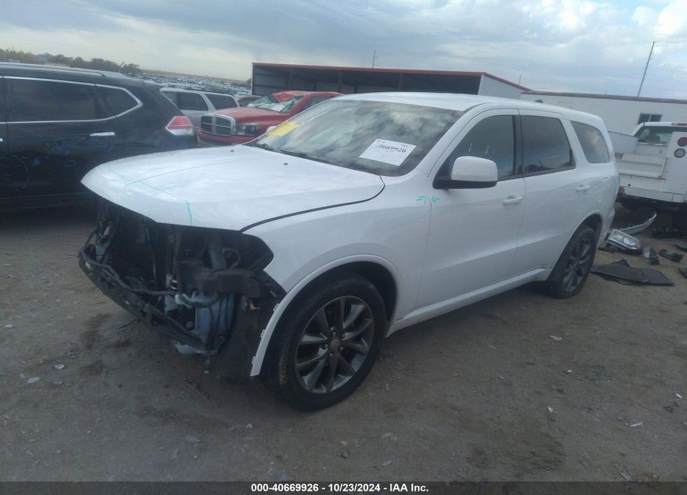 2014 DODGE DURANGO SXT VIN: 1C4RDJAG1EC365242