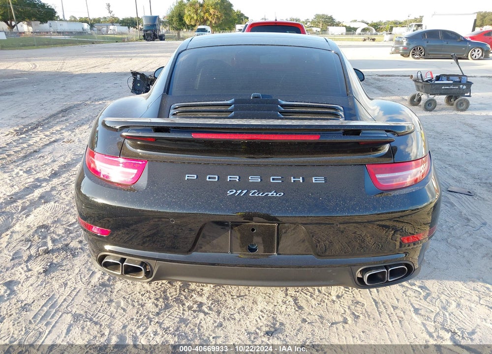2014 PORSCHE 911 TURBO VIN: WP0AD2A92ES166596