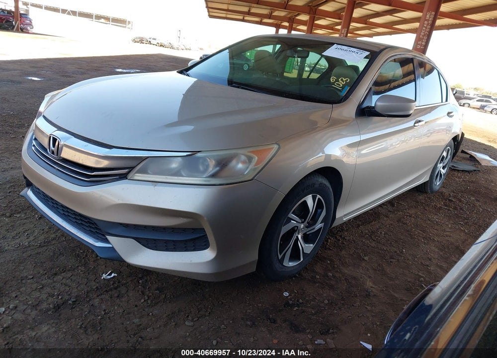 2016 HONDA ACCORD LX VIN: 1HGCR2F33GA194027