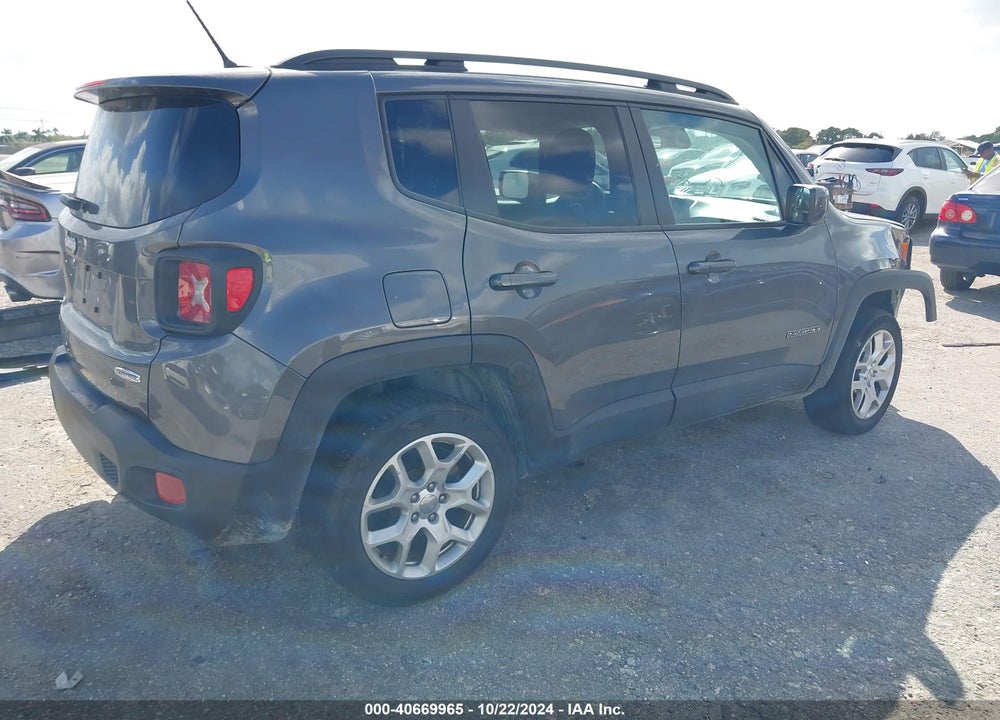 2016 JEEP RENEGADE LATITUDE VIN: ZACCJBBT4GPE35945