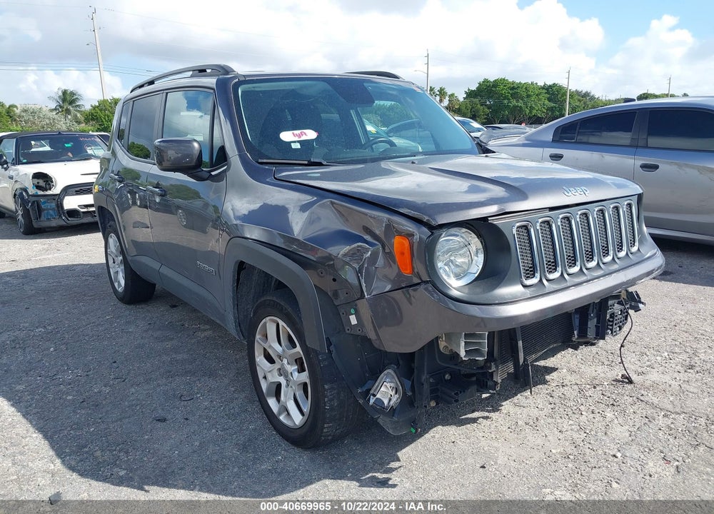 2016 JEEP RENEGADE LATITUDE VIN: ZACCJBBT4GPE35945