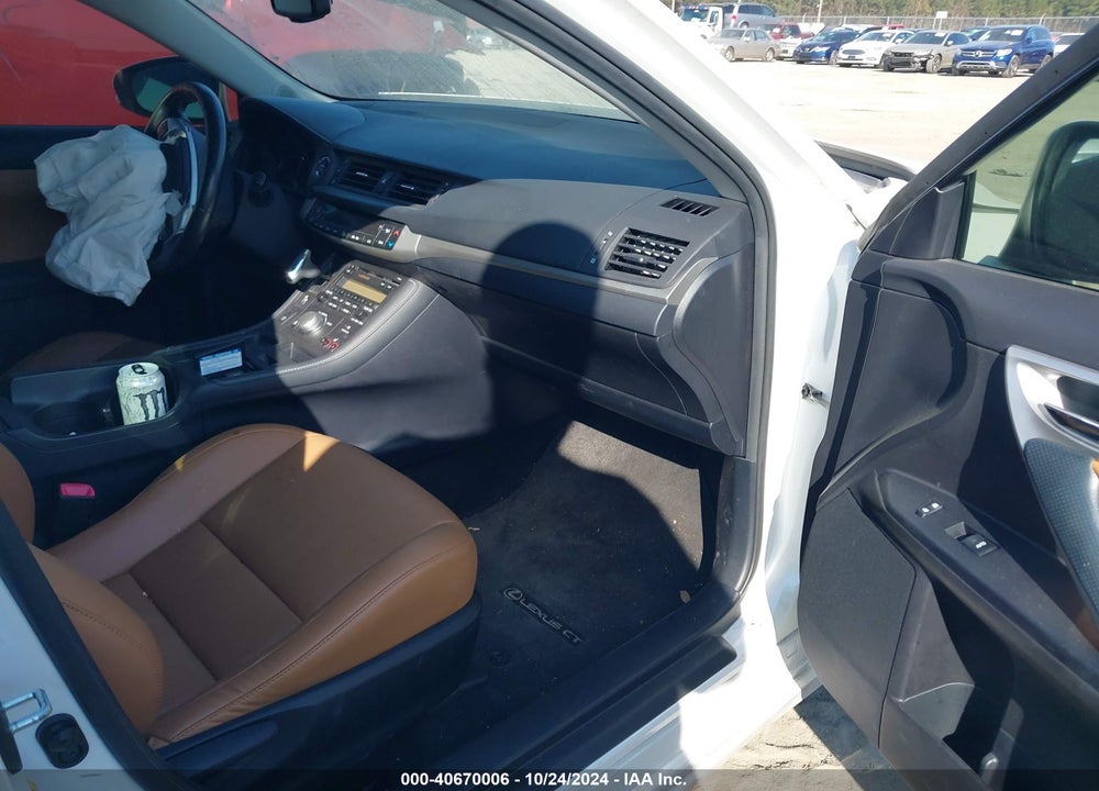 2011 LEXUS CT 200H PREMIUM VIN: JTHKD5BH0B2046270