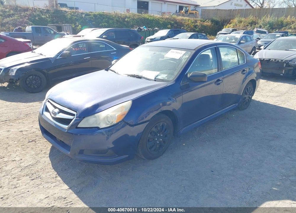 2011 SUBARU LEGACY 2.5I VIN: 4S3BMCA65B3251681