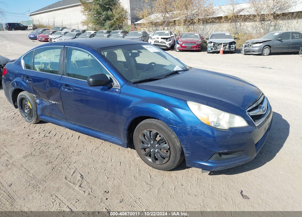 2011 SUBARU LEGACY 2.5I VIN: 4S3BMCA65B3251681