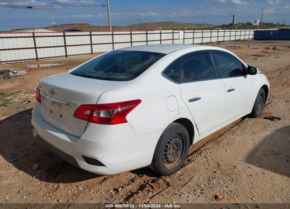 2019 NISSAN SENTRA S VIN: 3N1AB7AP9KY327995