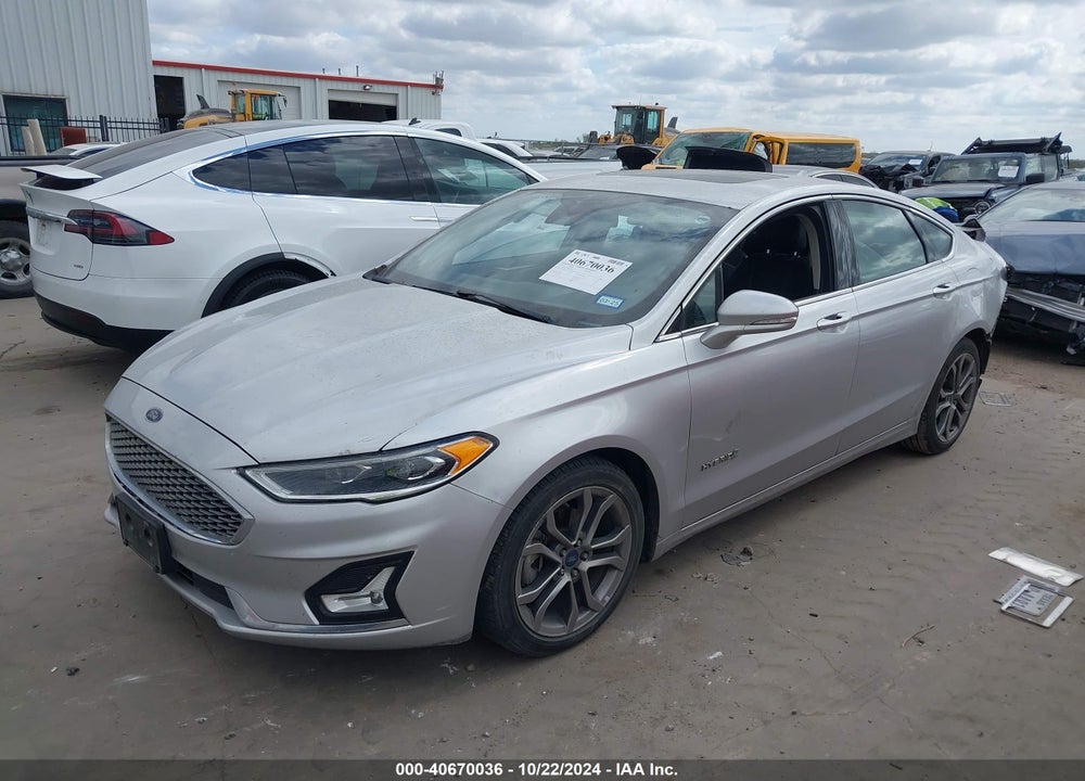 2019 FORD FUSION HYBRID TITANIUM VIN: 3FA6P0RU2KR188282