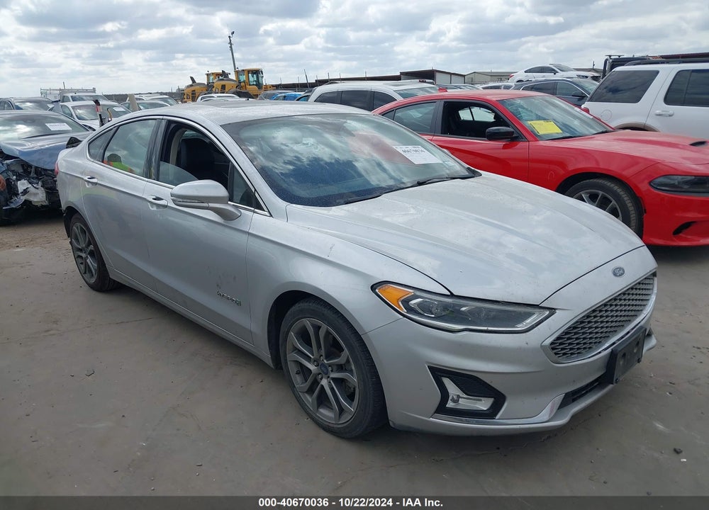2019 FORD FUSION HYBRID TITANIUM VIN: 3FA6P0RU2KR188282