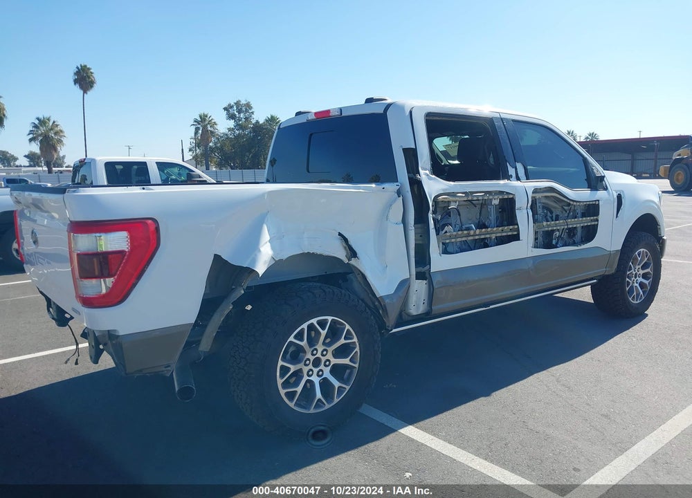 2021 FORD F-150 KING RANCH VIN: 1FTFW1E85MFB17444
