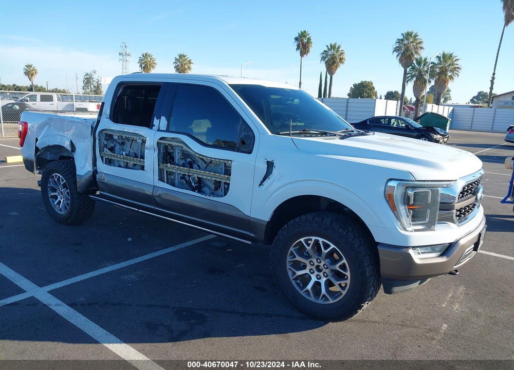 2021 FORD F-150 KING RANCH VIN: 1FTFW1E85MFB17444