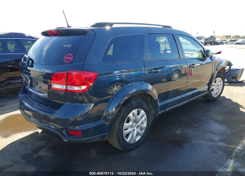 2018 DODGE JOURNEY SXT VIN: 3C4PDCBG2JT510014