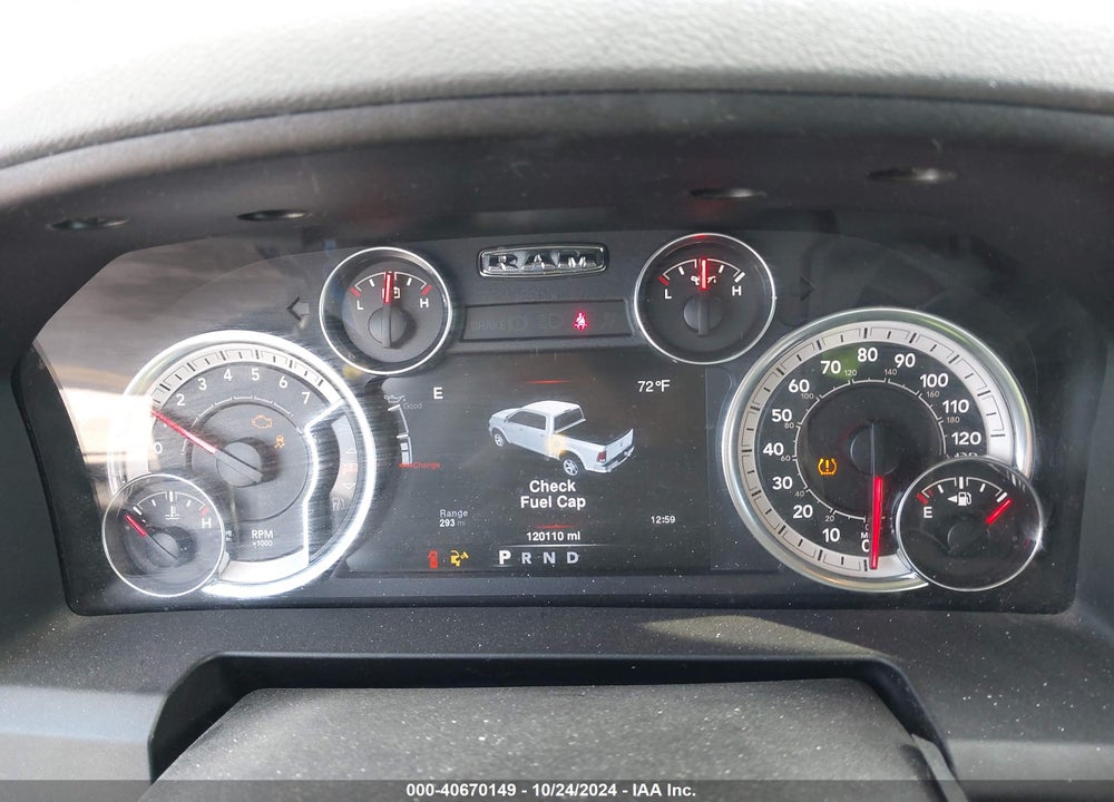 2013 RAM 1500 BIG HORN VIN: 1C6RR7LT5DS599748