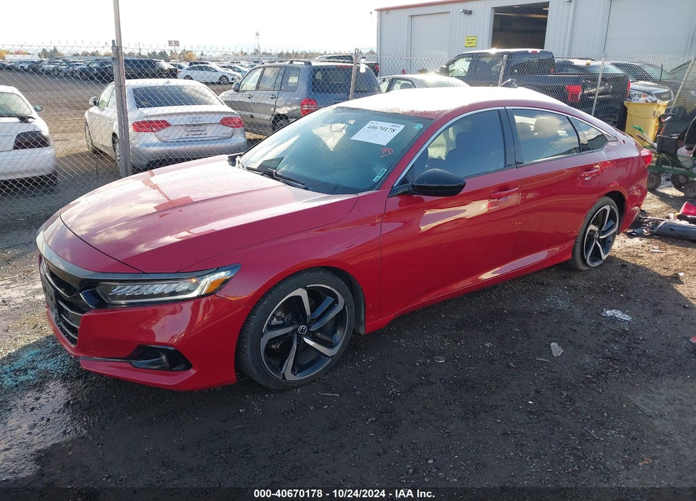 2022 HONDA ACCORD SPORT VIN: 1HGCV1F31NA024686